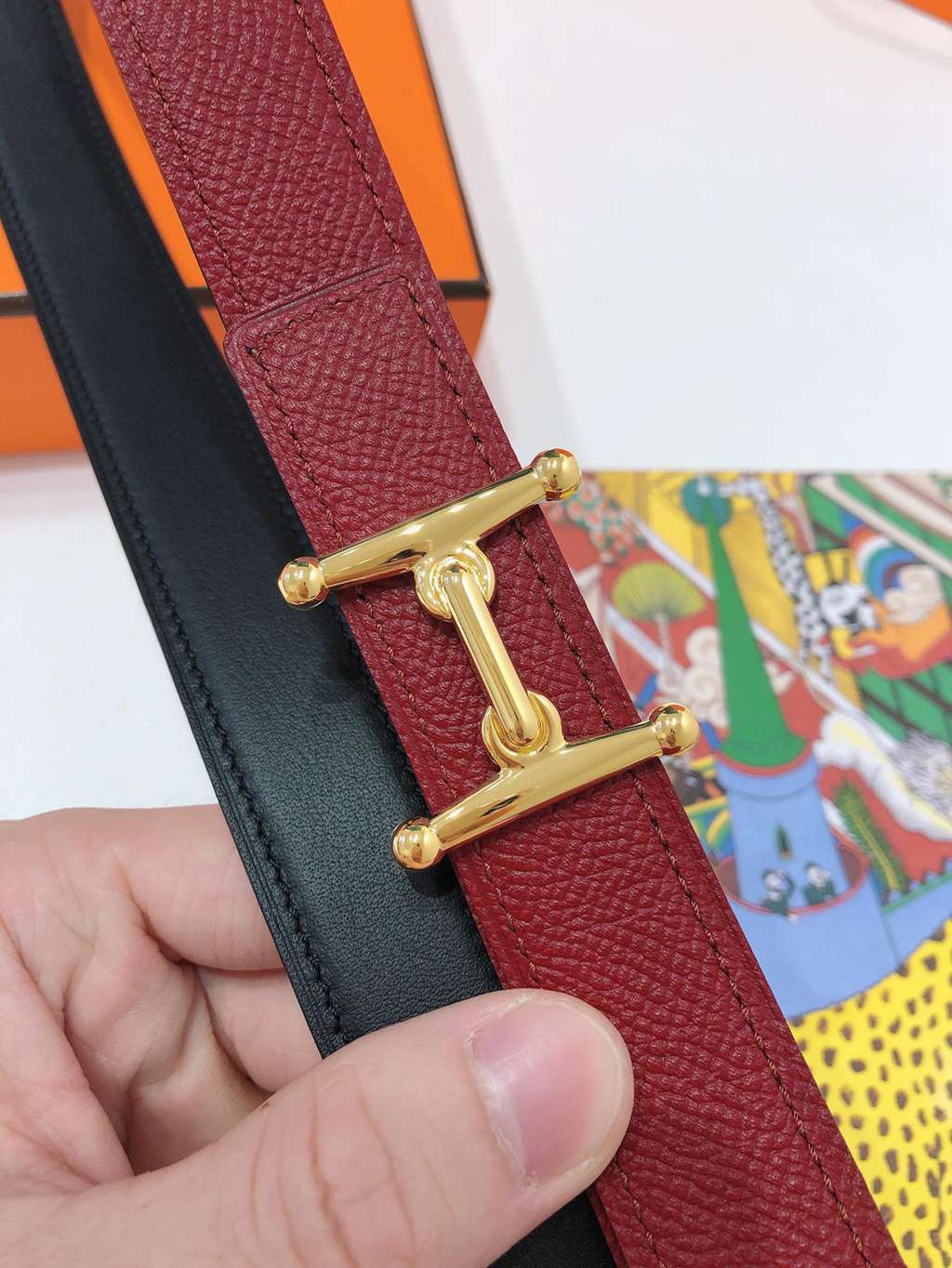 H**mes belts 24mm